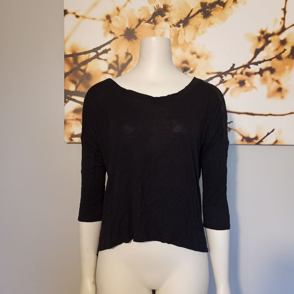 Charlotte Russe black stretchy blouse